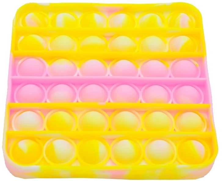 Antistresinis žaislas POP-IT keturkampis - Geltona