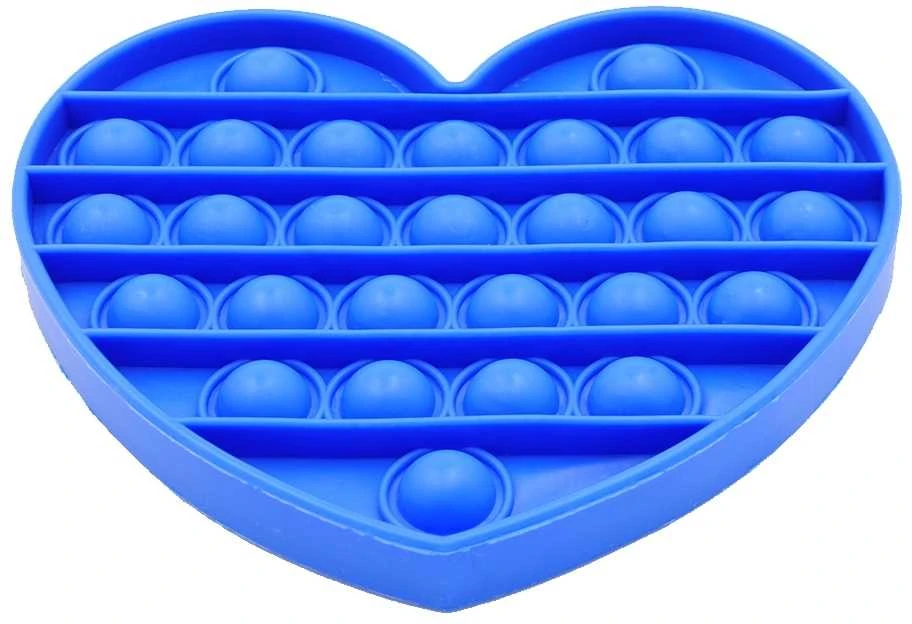 Antistresinis žaislas POP-IT Širdelė - Geltona