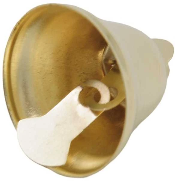 Auksinis metalinis varpelis, 2,6 cm