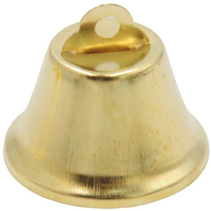 Auksinis metalinis varpelis, 3,5 cm