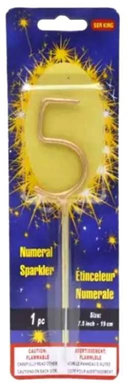 Bengališkos ugnelės skaičius "5"