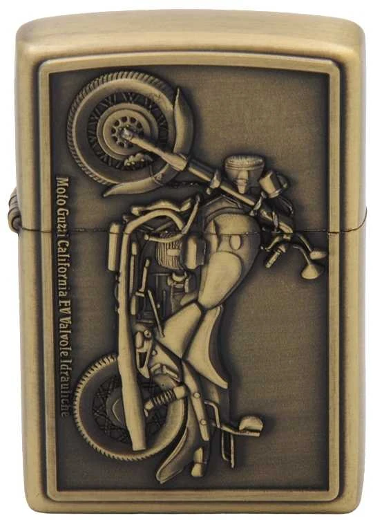 Benzininis žiebtuvėlis su Motociklu 3in1
