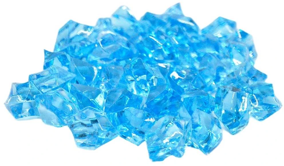 Dekoratyviniai plastikiniai akmenukai, 300g - Žalia