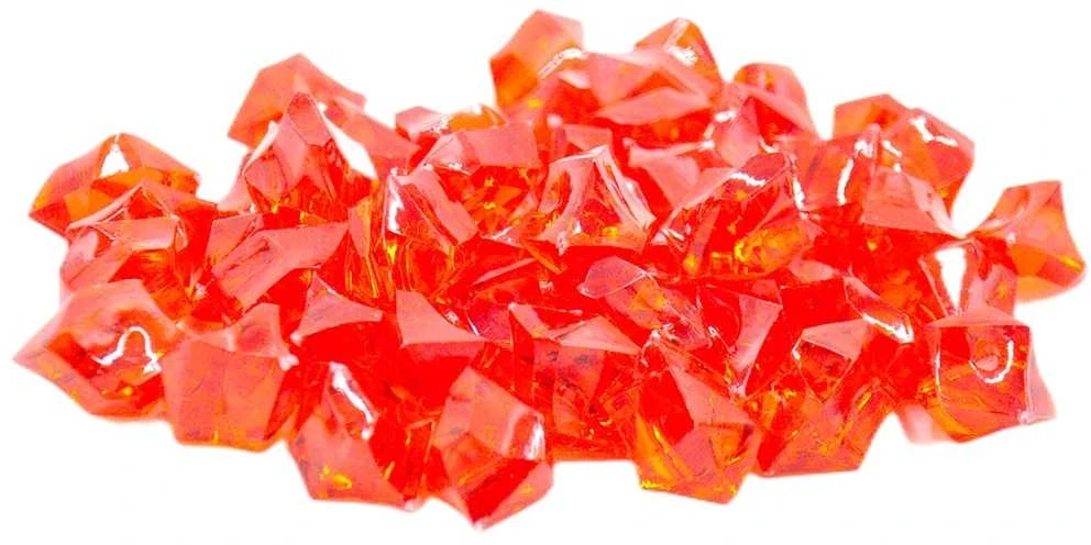 Dekoratyviniai plastikiniai akmenukai, 300g - Žalia