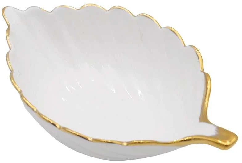 Dekoratyvinis indas Lapas, 6x19x12 cm