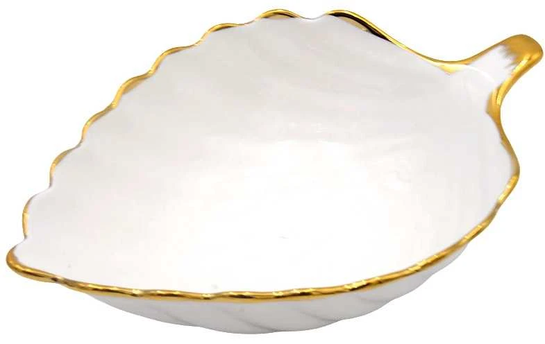 Dekoratyvinis indas Lapas, 7x25,5x16,5 cm