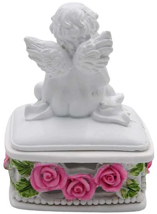 Dėžutė su angelu, 12 cm - Apskritimas