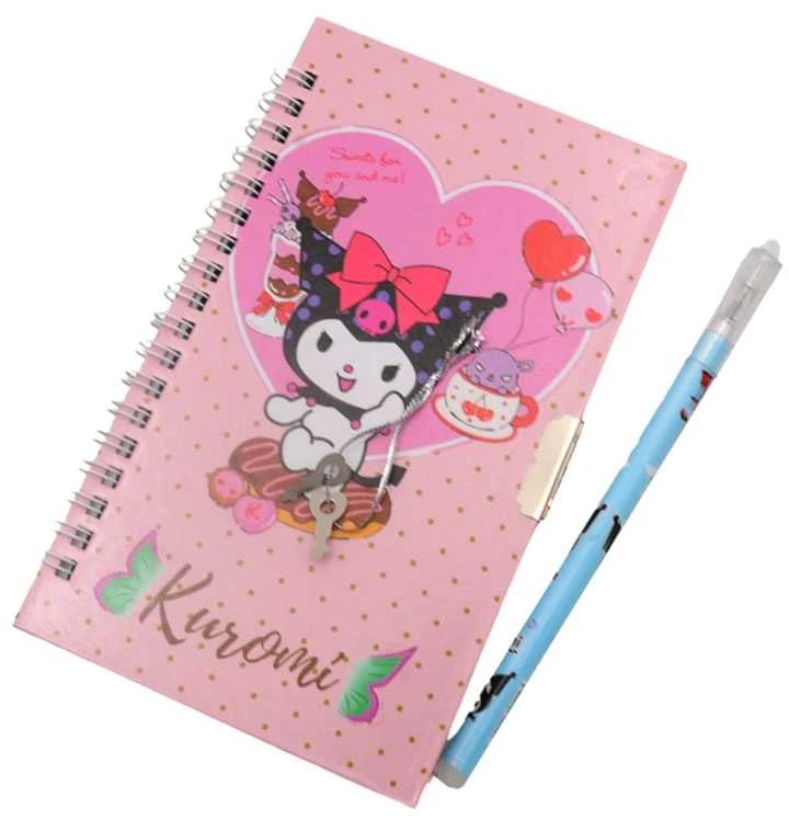 Dienoraštis su spynele ir rašikliu Kuromi - 3