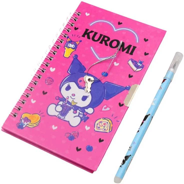 Dienoraštis su spynele ir rašikliu Kuromi - 3