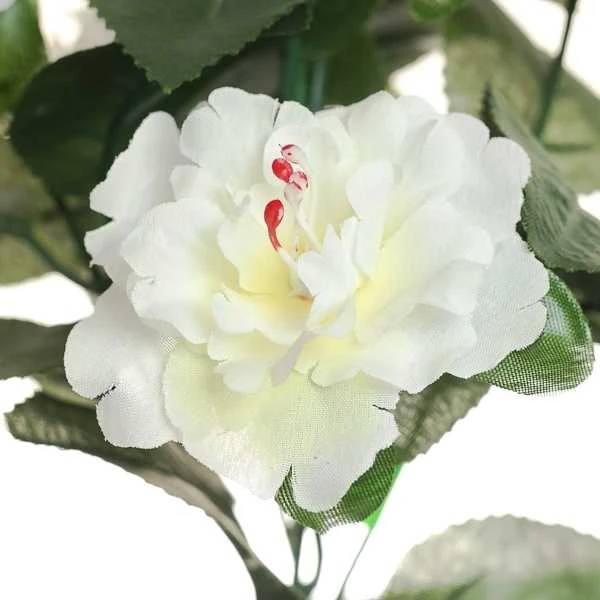 Dirbtinė azalijų puokštė, 31 cm - Geltona