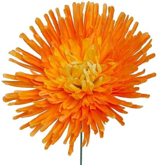 Dirbtinė gėlė astro žiedas - Oranžinė