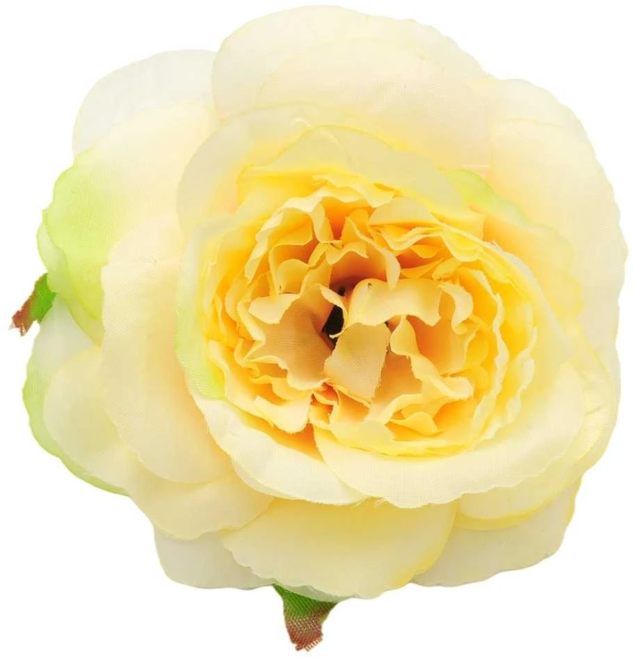 Dirbtinė gėlė bijūninės rožės žiedas - Violetinė