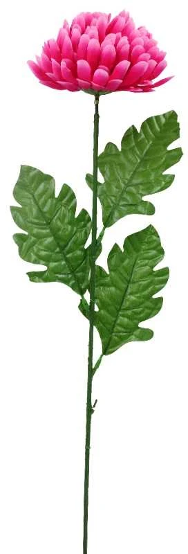 Dirbtinė gėlė chrizantema, 62 cm - Rožinė