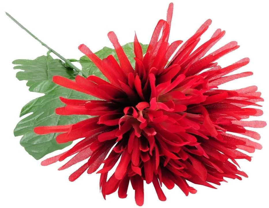 Dirbtinė gėlė chrizantema, 70 cm - Raudona
