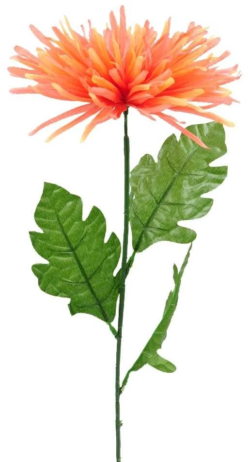 Dirbtinė gėlė chrizantema, 70 cm - Raudona