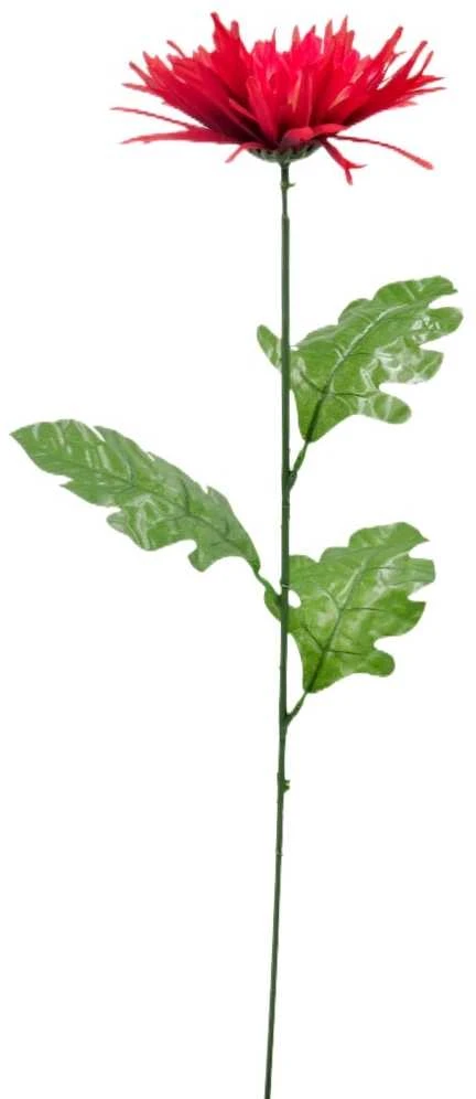 Dirbtinė gėlė chrizantema adatinė su koteliu, 60 cm - Geltona