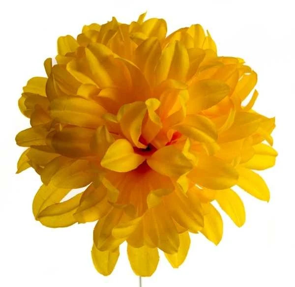 Dirbtinė gėlė chrizantemos žiedas - Oranžinė