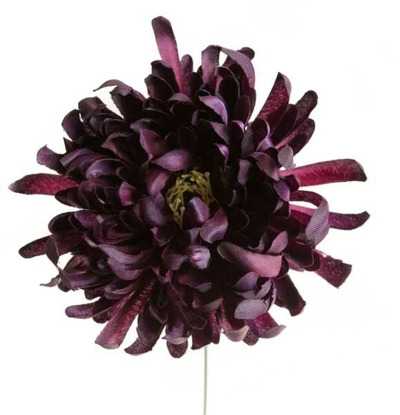 Dirbtinė gėlė chrizantemos žiedas - Violetinė