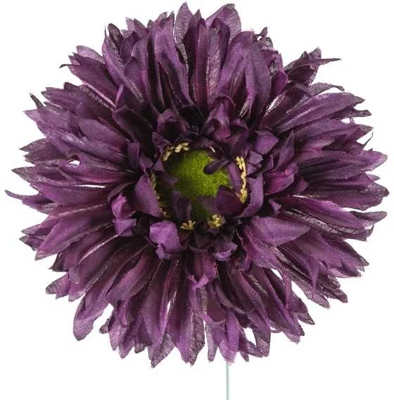 Dirbtinė gėlė chrizantemos žiedas - Violetinė