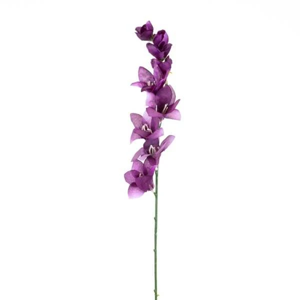 Dirbtinė gėlė frezija, 50 cm - Geltona