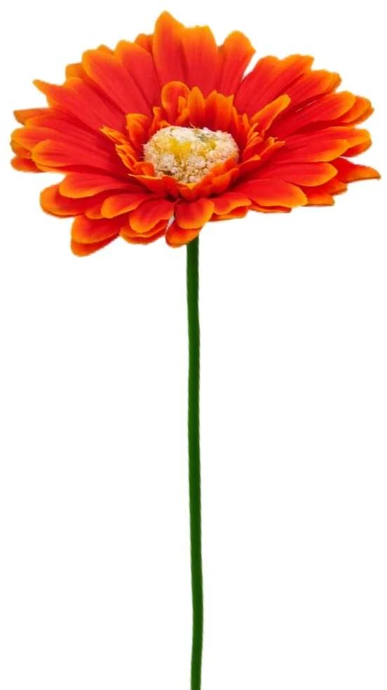 Dirbtinė gėlė gerbera, 42 cm - Balta