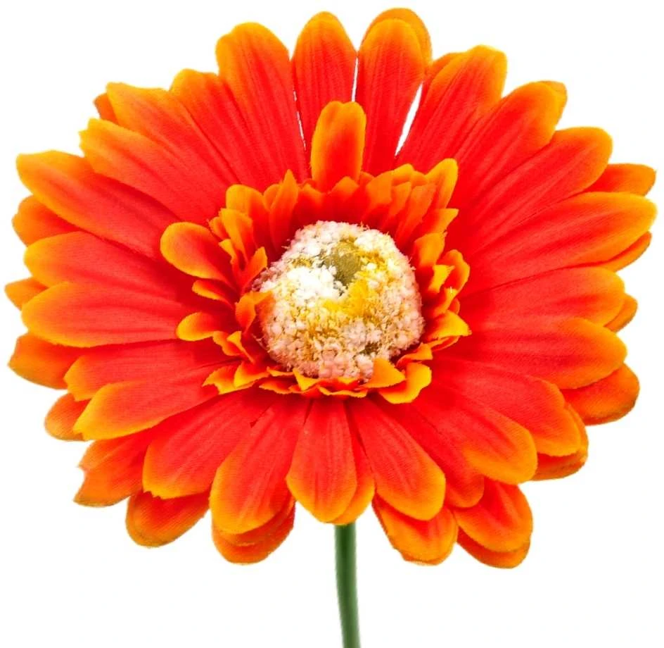 Dirbtinė gėlė gerbera, 42 cm - Balta