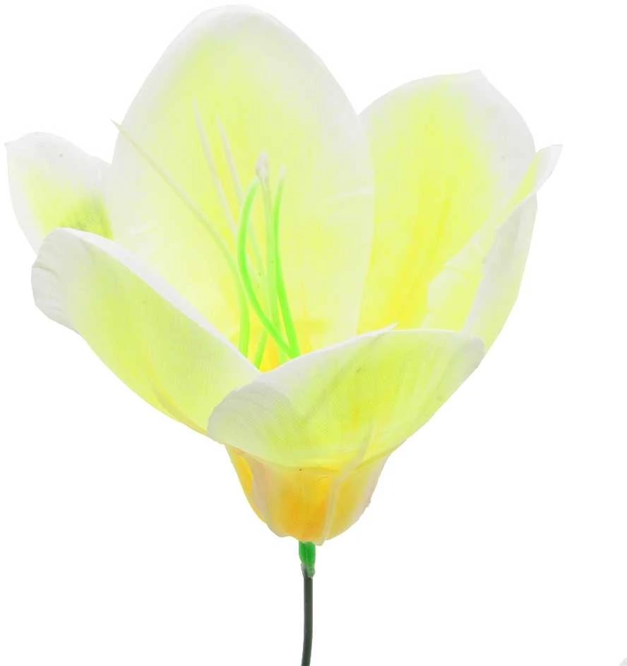 Dirbtinė gėlė magnolijos žiedas - Geltona