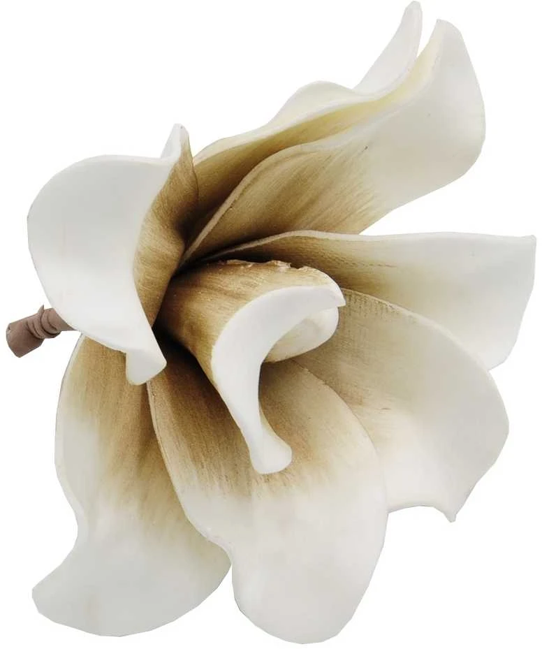 Dirbtinė gėlė magnolijos žiedas - Oranžinė