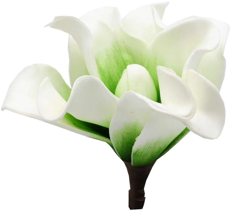Dirbtinė gėlė magnolijos žiedas - Šviesiai vyšninė