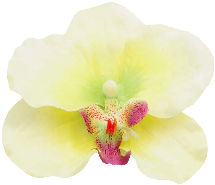 Dirbtinė gėlė orchidėjos žiedas - Balta