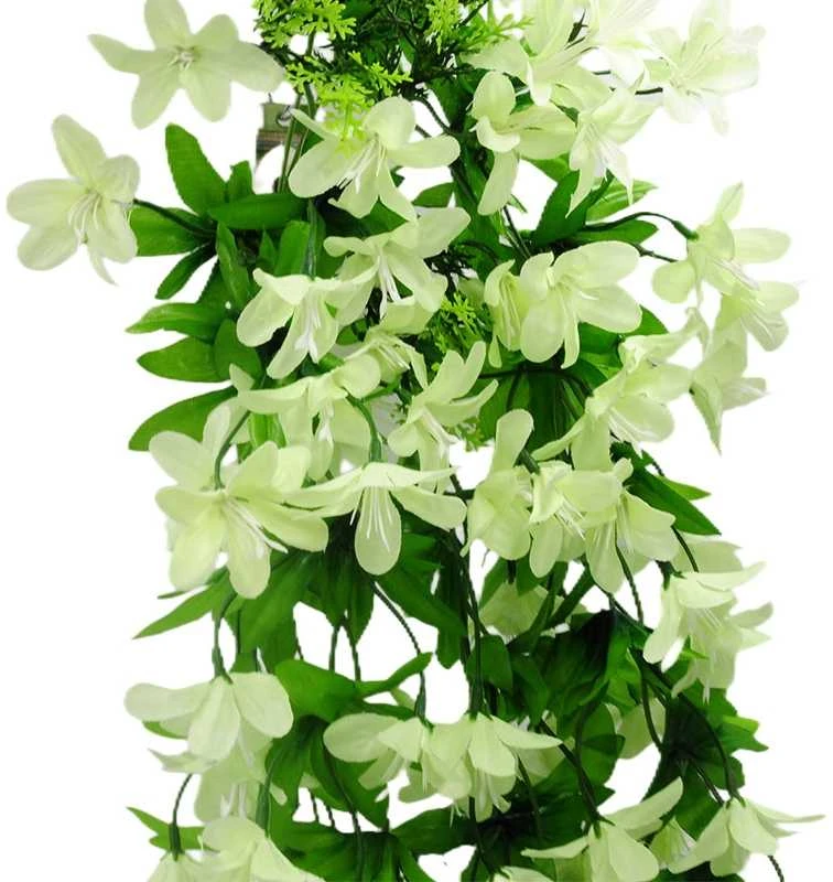 Dirbtinė gėlė vijoklis, 85 cm - Balta