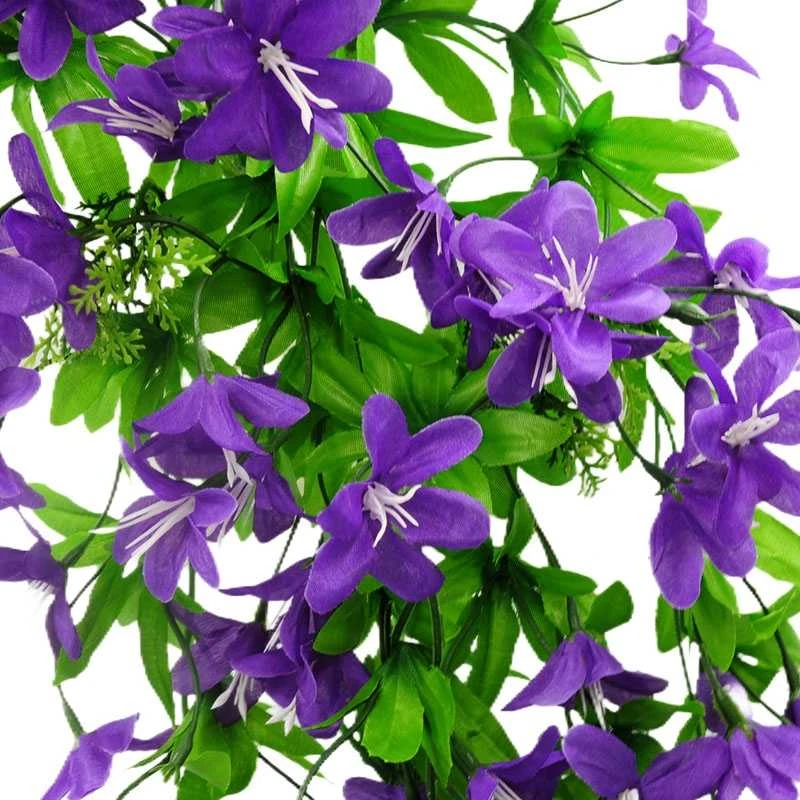 Dirbtinė gėlė vijoklis, 85 cm - Violetinė