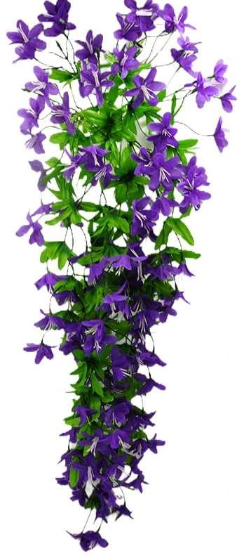Dirbtinė gėlė vijoklis, 85 cm - Violetinė