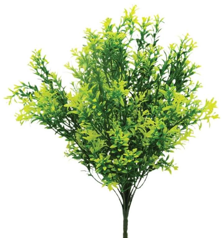 Dirbtinė gėlės puokštė, 55 cm - Geltona