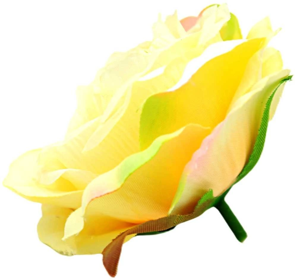 Dirbtinė gėlės rožės žiedas - Oranžinė