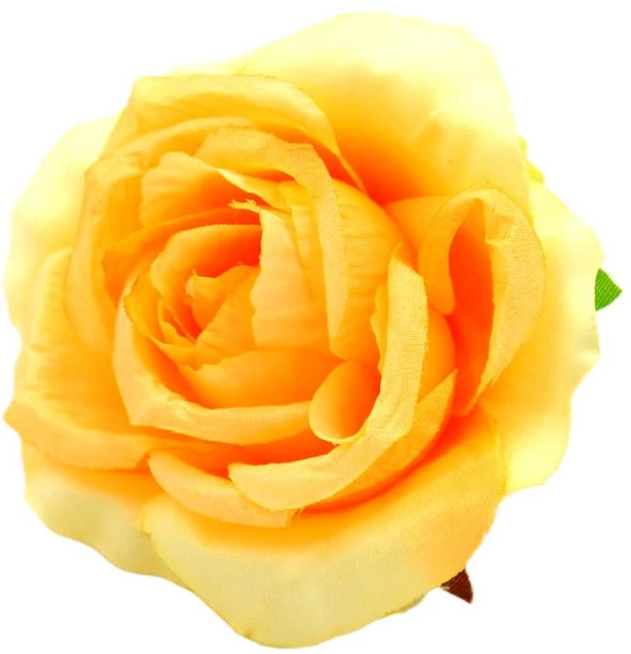 Dirbtinė gėlės rožės žiedas - Oranžinė