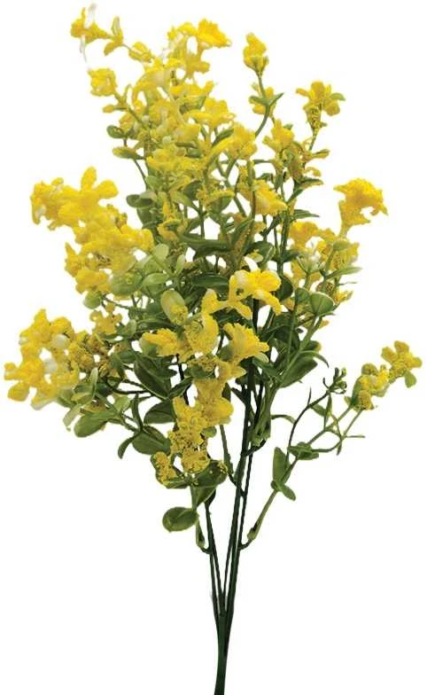 Dirbtinė gėlių puokštė, 38 cm - Balta