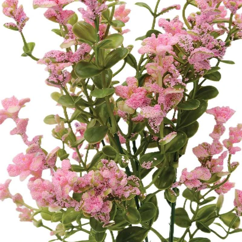 Dirbtinė gėlių puokštė, 38 cm - Balta