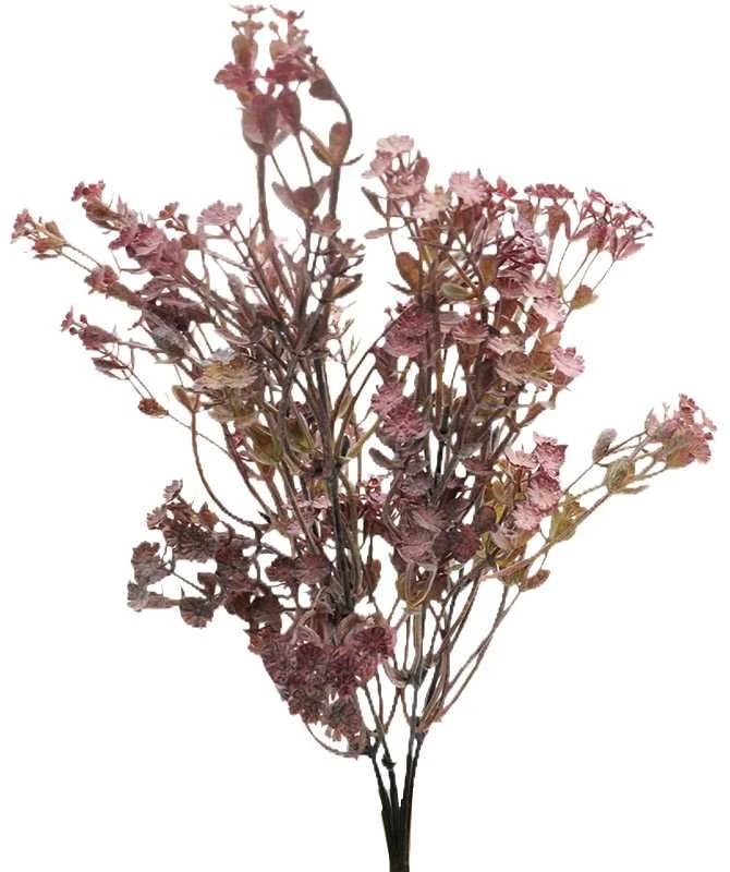 Dirbtinė gėlyčių puokštė, 36 cm - Tamsiai mėlyna