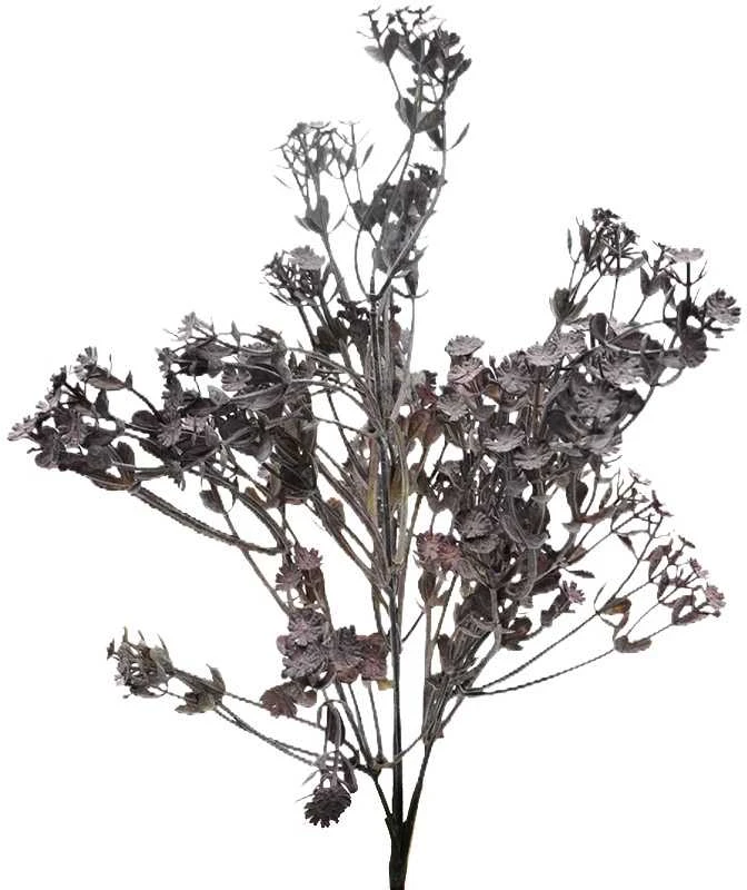 Dirbtinė gėlyčių puokštė, 36 cm - Tamsiai mėlyna
