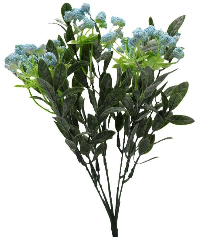 Dirbtinė gipsofilio puokštė, 30 cm - Oranžinė