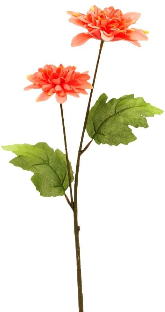 Dirbtinė jurginų puokštė, 47 cm - Raudona