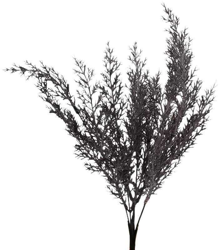 Dirbtinė kadagio puokštė, 38 cm - Pilka