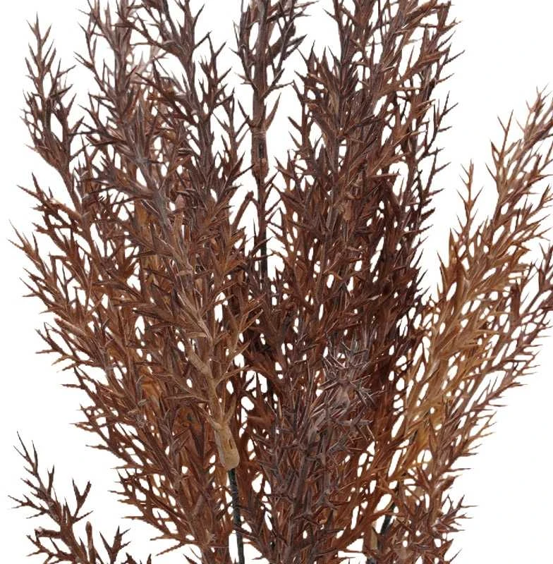 Dirbtinė kadagio puokštė, 38 cm - Ruda