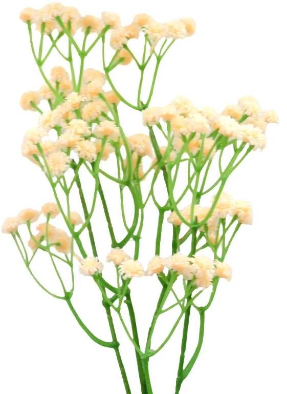 Dirbtinė kreminė gubojos šaka, 60 cm