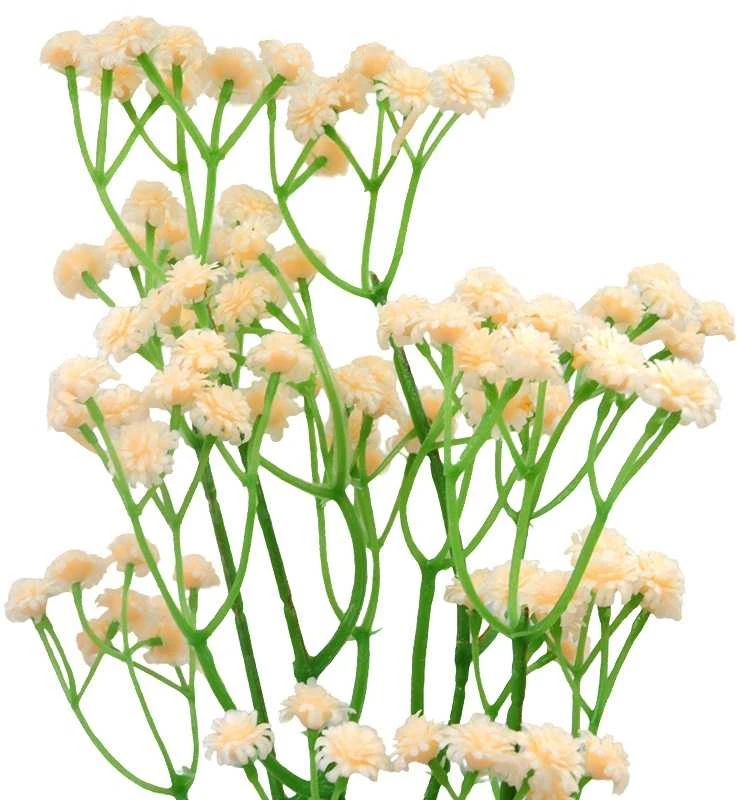 Dirbtinė kreminė gubojos šaka, 60 cm