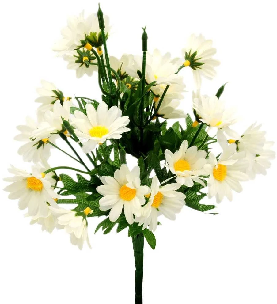 Dirbtinė ramunių puokštė, 32 cm