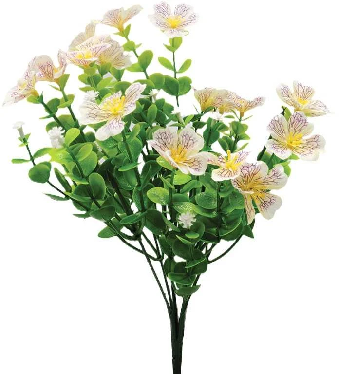 Dirbtinė snapučio puokštė, 31 cm - Balta