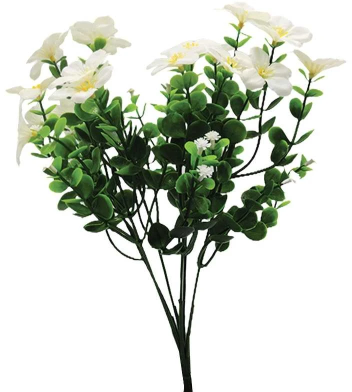Dirbtinė snapučio puokštė, 31 cm - Balta