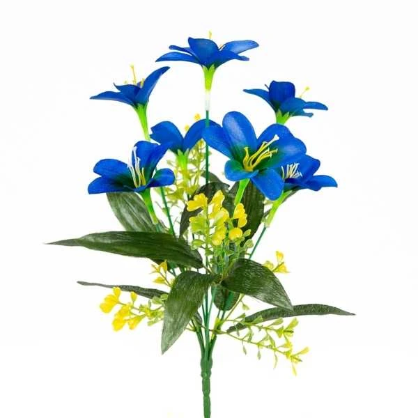 Dirbtinė snieguolių puokštė, 30 cm - Balta